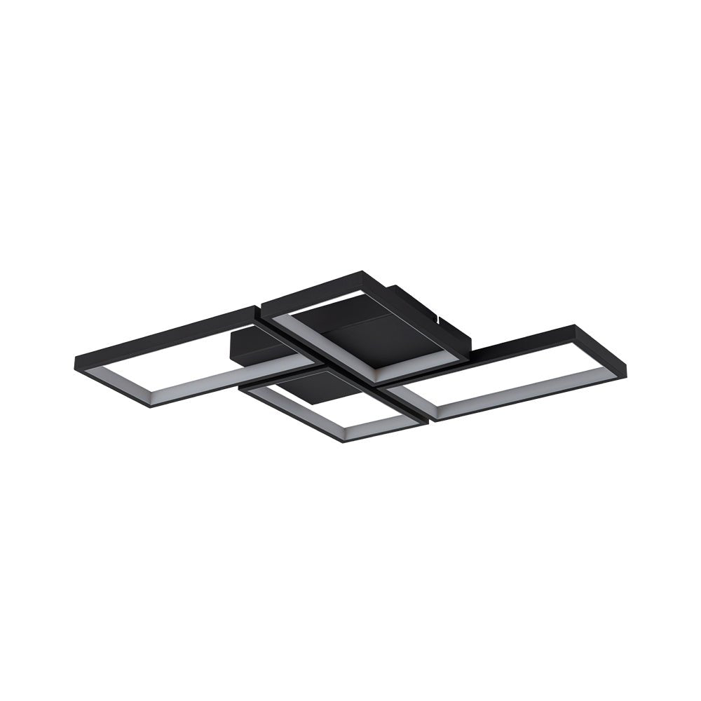 Caelan Minimalist LED Metal Semi Flush Mount Ceiling Light - Lamp Copper