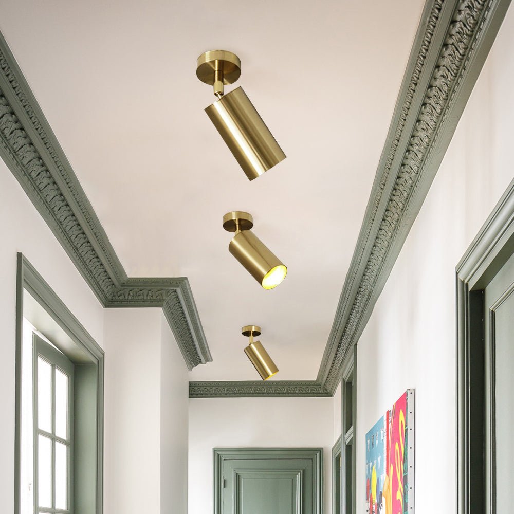 Mjolkun Modern Metal Ceiling Spot Light Track Light - Lamp Copper