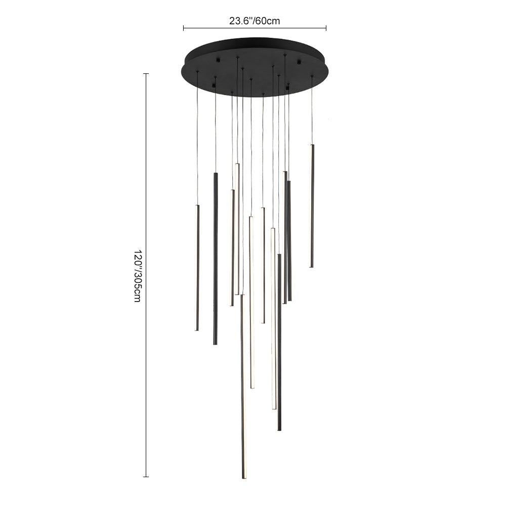 Astera Modern Metal LED Pendant Light - Lamp Copper
