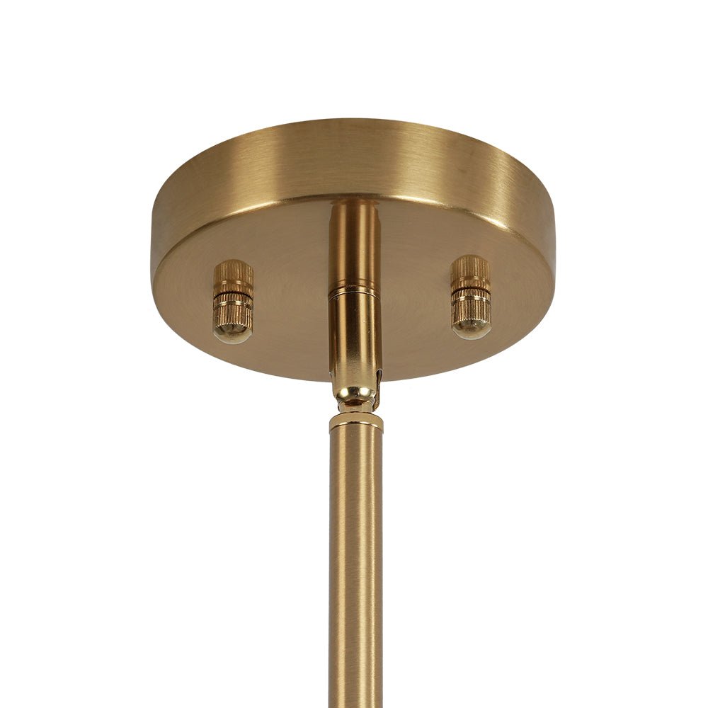 Yrvunix Modern Cluster Gray Glass Chandelier - Lamp Copper