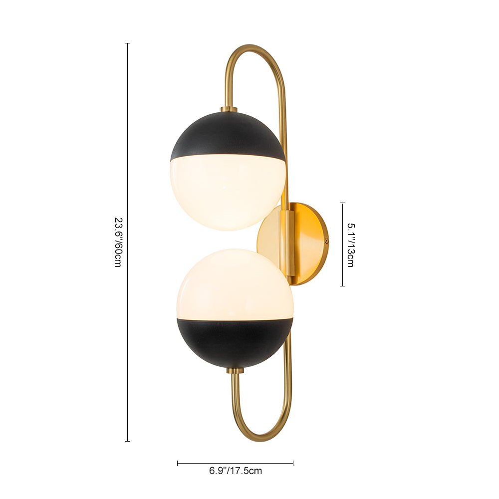 Raudulix Modern Minimalist Metal Wall Sconce - Lamp Copper