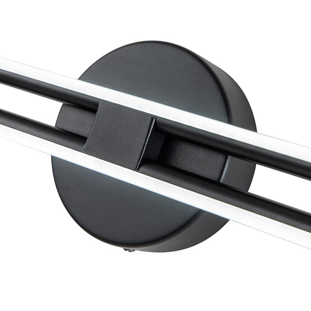Vesira Modern Linear Metal LED Wall Sconce Vanity Light - Lamp Copper