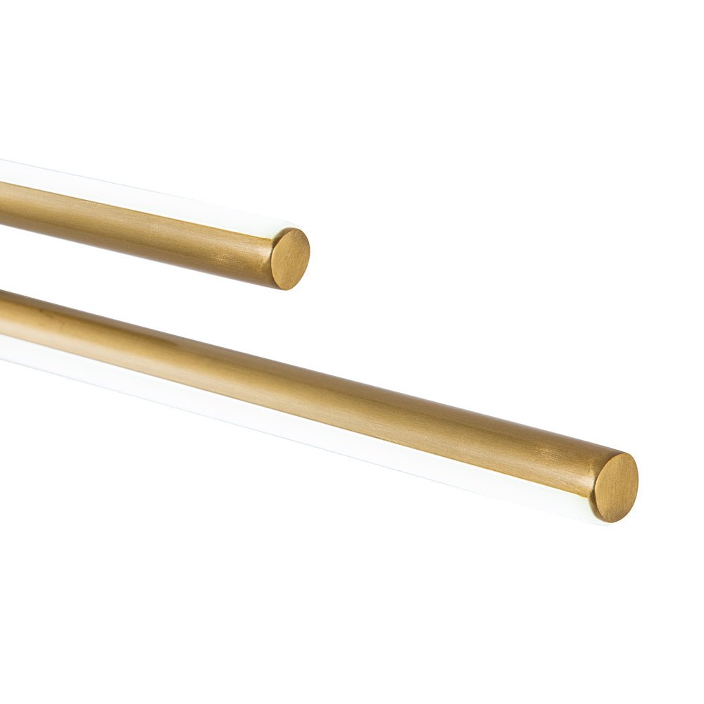 Vesira Modern Linear Metal LED Wall Sconce Vanity Light - Lamp Copper