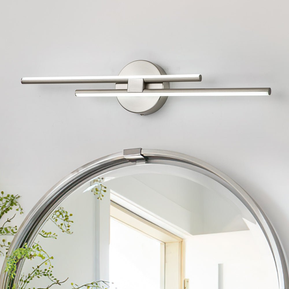 Vesira Modern Linear Metal LED Wall Sconce Vanity Light - Lamp Copper