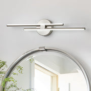 Vesira Modern Linear Metal LED Wall Sconce Vanity Light - Lamp Copper