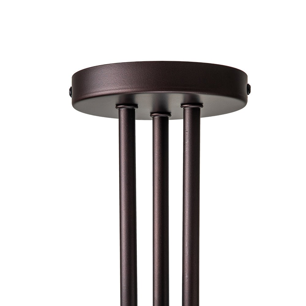 Ombra Modern Opal Glass Ceiling Light - Lamp Copper