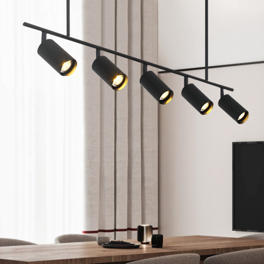 Modern Linear Metal Track Light - Lamp Copper