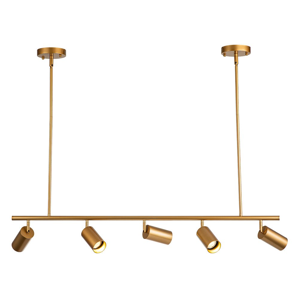 Modern Linear Metal Track Light - Lamp Copper