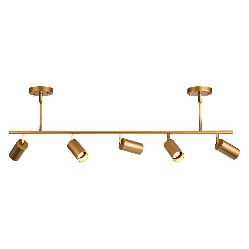 Modern Linear Metal Track Light - Lamp Copper
