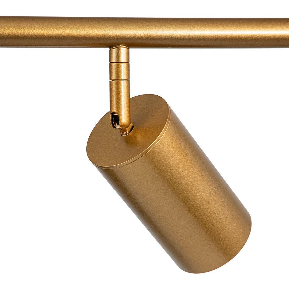Modern Linear Metal Track Light - Lamp Copper