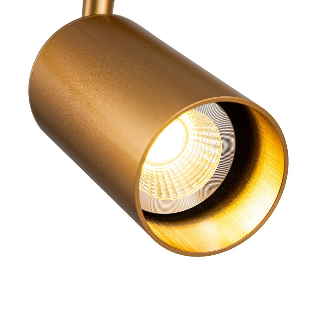 Modern Linear Metal Track Light - Lamp Copper