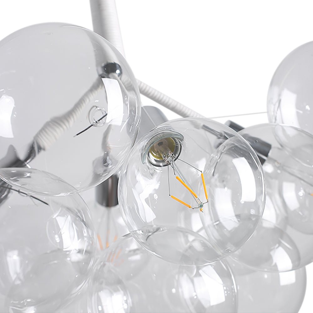 Vesara Modern Glass Chandelier - Lamp Copper