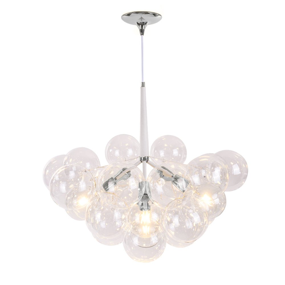 Vesara Modern Glass Chandelier - Lamp Copper