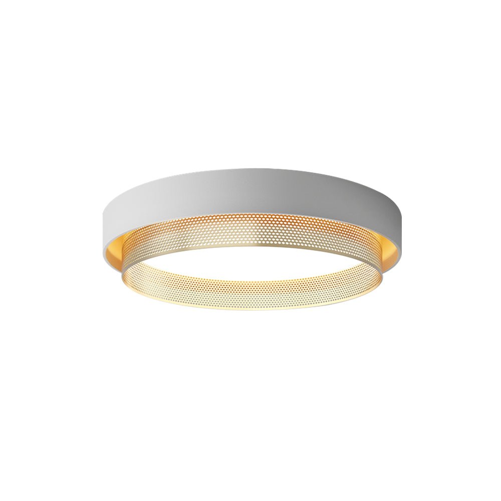 Zorlin Modern LED Metal Flush Mount Light - Lamp Copper