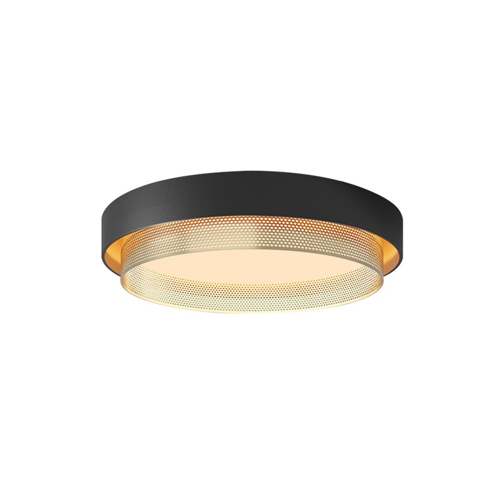 Zorlin Modern LED Metal Flush Mount Light - Lamp Copper