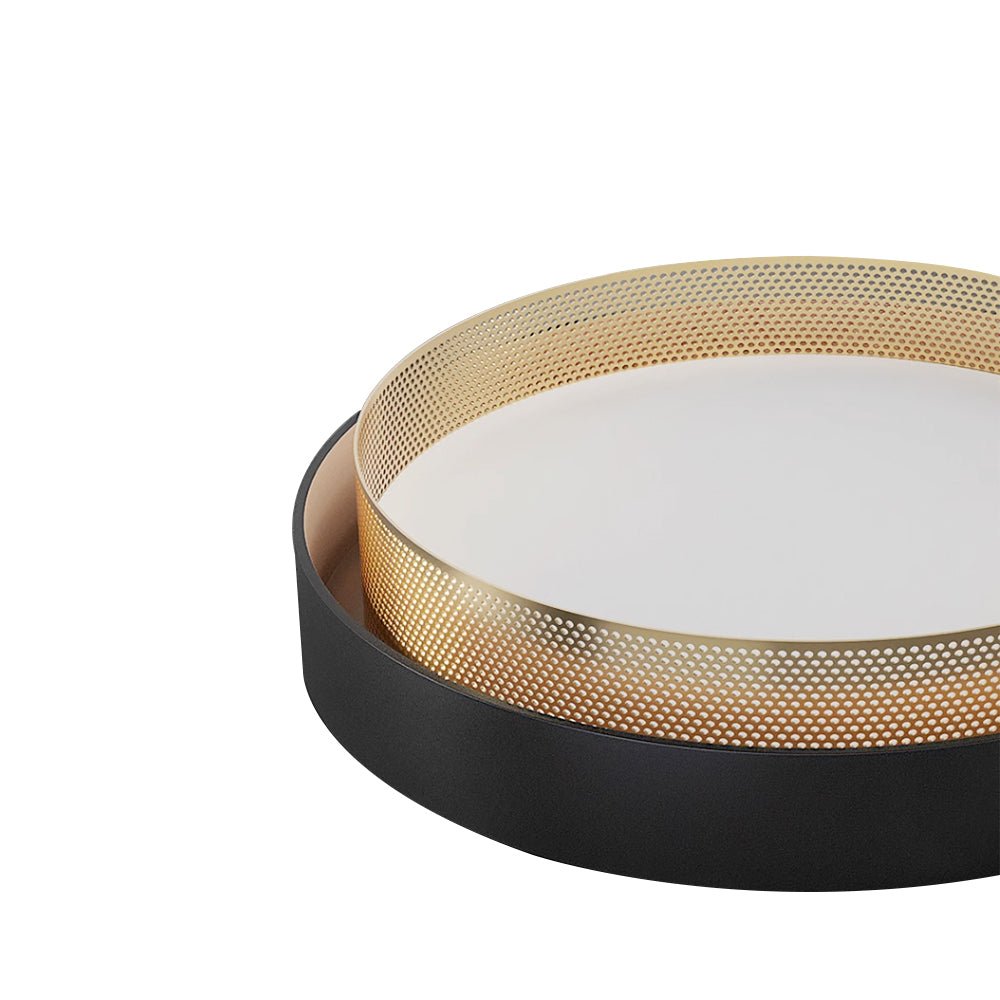 Zorlin Modern LED Metal Flush Mount Light - Lamp Copper