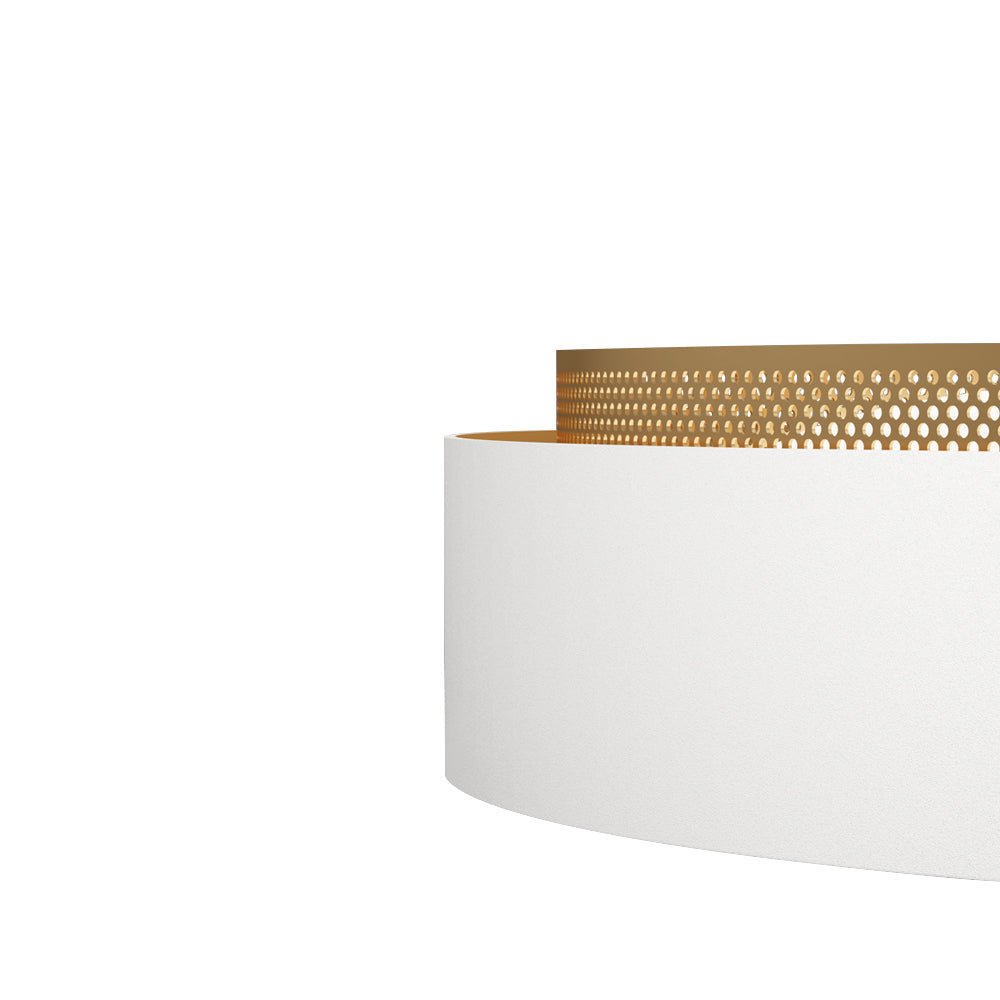 Zorlin Modern LED Metal Flush Mount Light - Lamp Copper