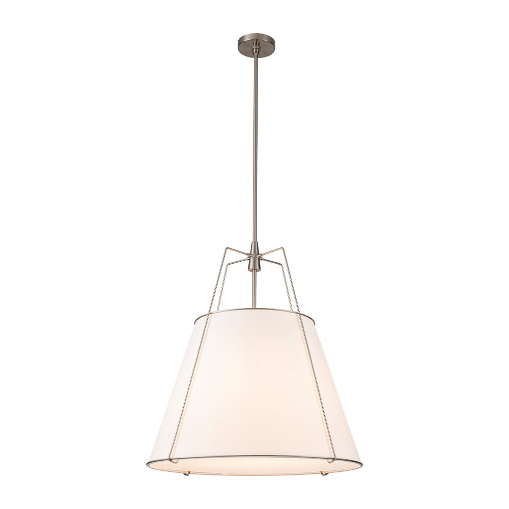 Seriva Modern Fabric Cage Pendant Light - Lamp Copper