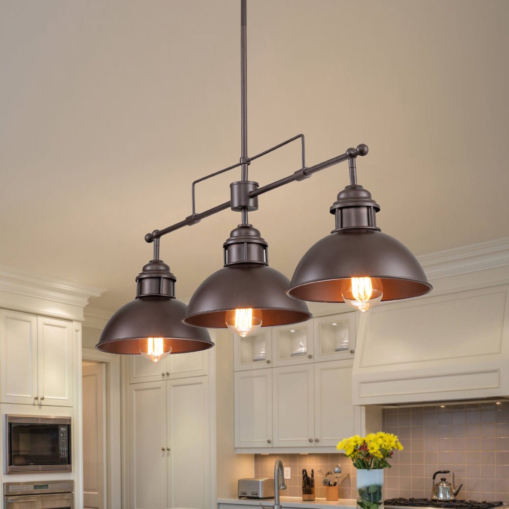 Norviah Modern Metal Pendant Light - Lamp Copper