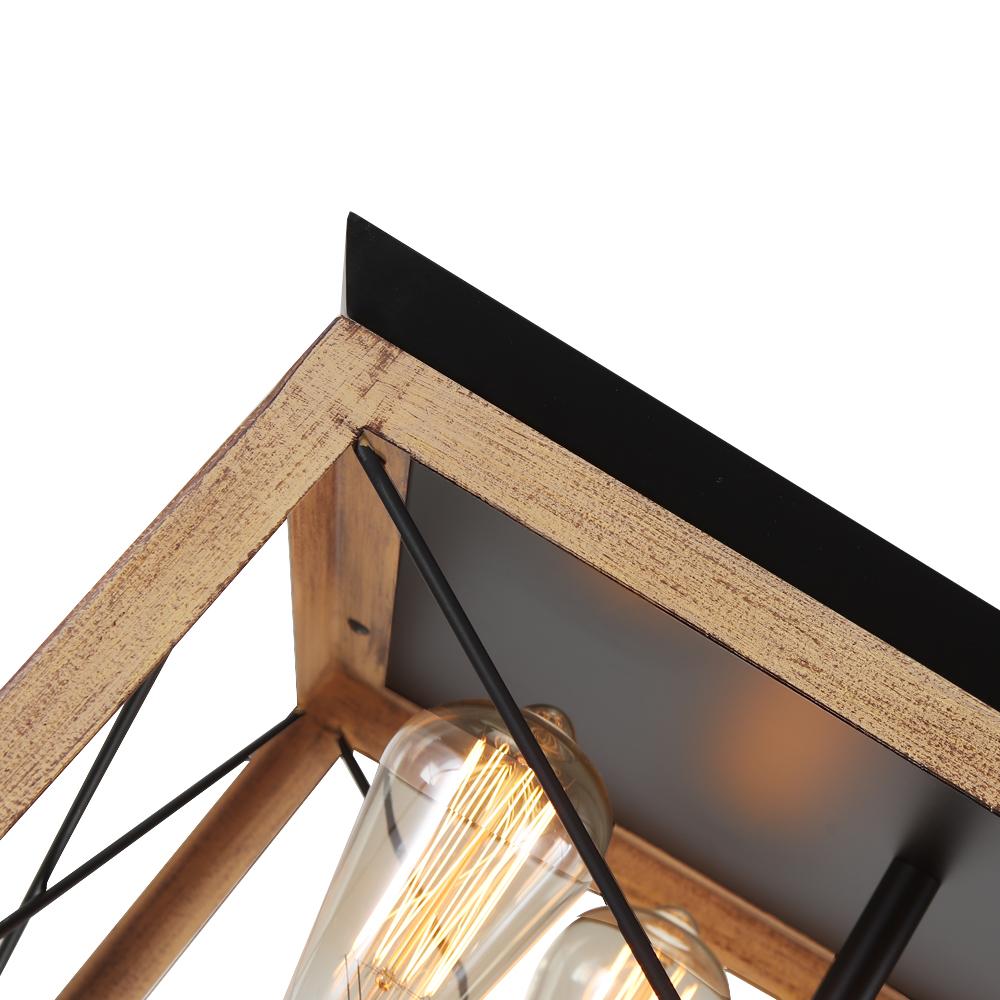 Eolius Modern Rustic Lantern Metal Chandelier - Lamp Copper