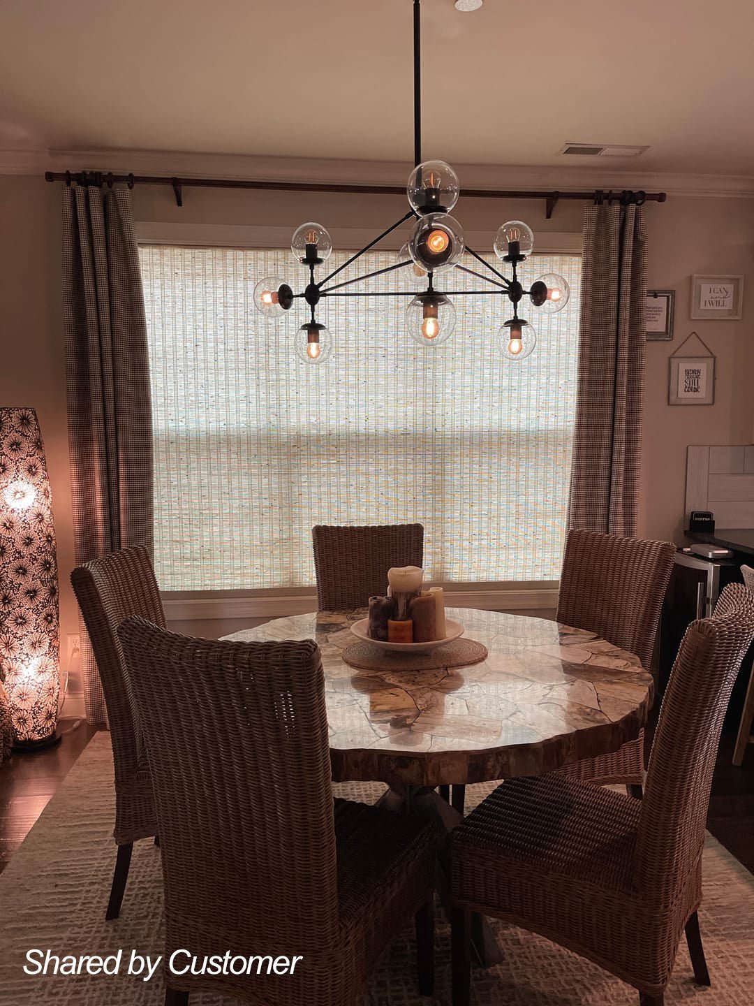 Kvennlig Modern Statement Geometric Metal Chandelier - Lamp Copper
