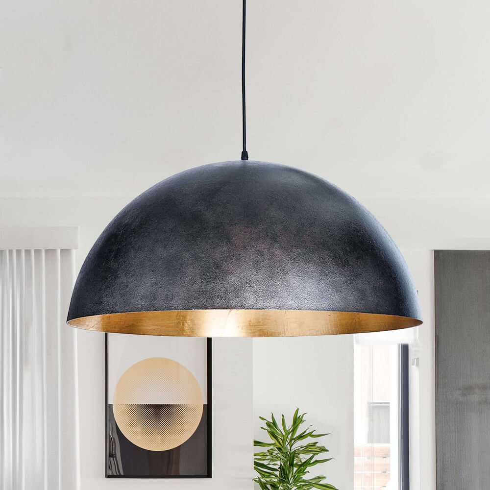 Aevum Modern Metal Dome Pendant Light - Lamp Copper