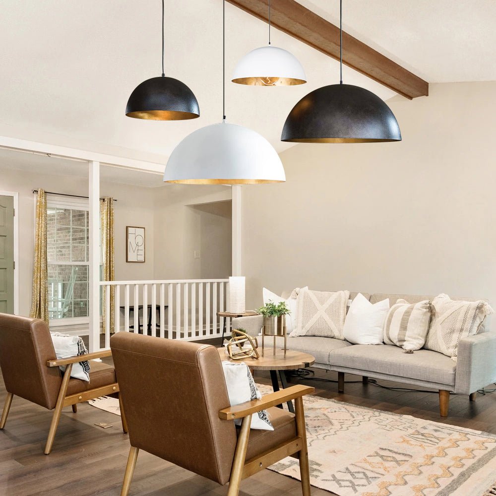 Aevum Modern Metal Dome Pendant Light - Lamp Copper