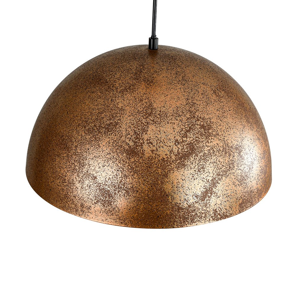 Aevum Modern Metal Dome Pendant Light - Lamp Copper