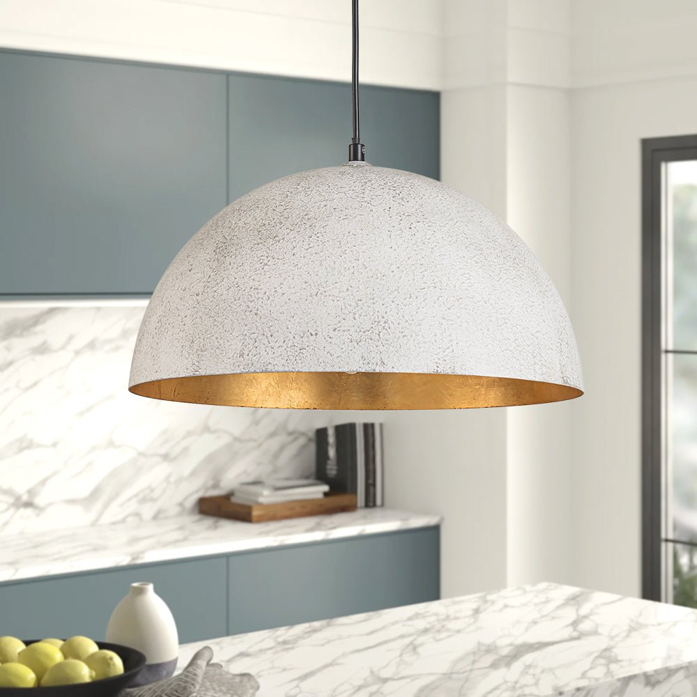 Aevum Modern Metal Dome Pendant Light - Lamp Copper