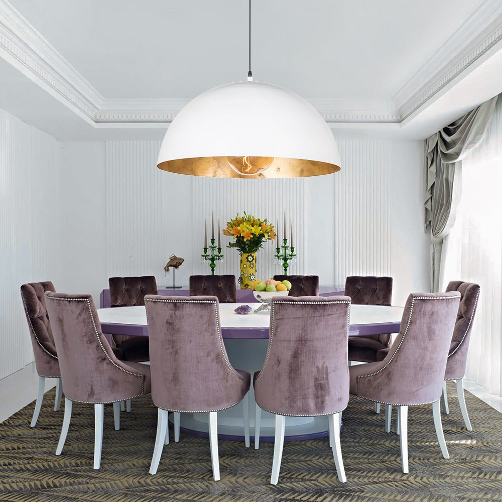 Aevum Modern Metal Dome Pendant Light - Lamp Copper
