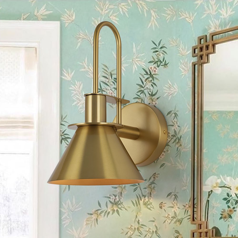 Nivero Modern Metal Wall Light Wall Sconce - Lamp Copper