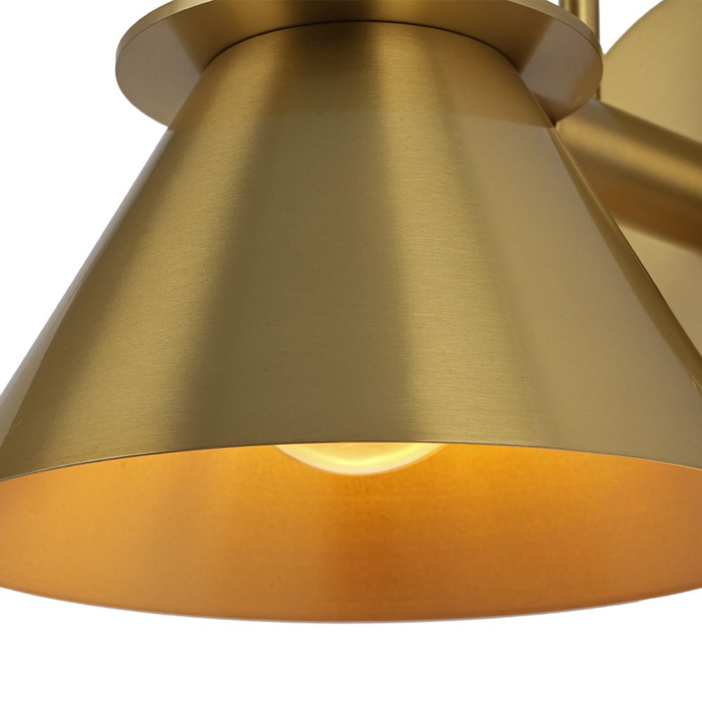 Nivero Modern Metal Wall Light Wall Sconce - Lamp Copper