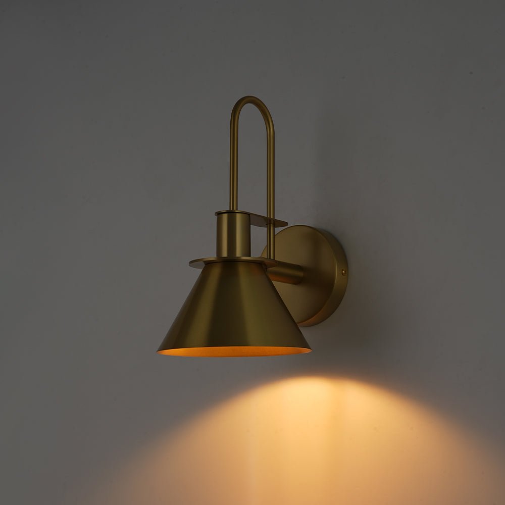 Nivero Modern Metal Wall Light Wall Sconce - Lamp Copper