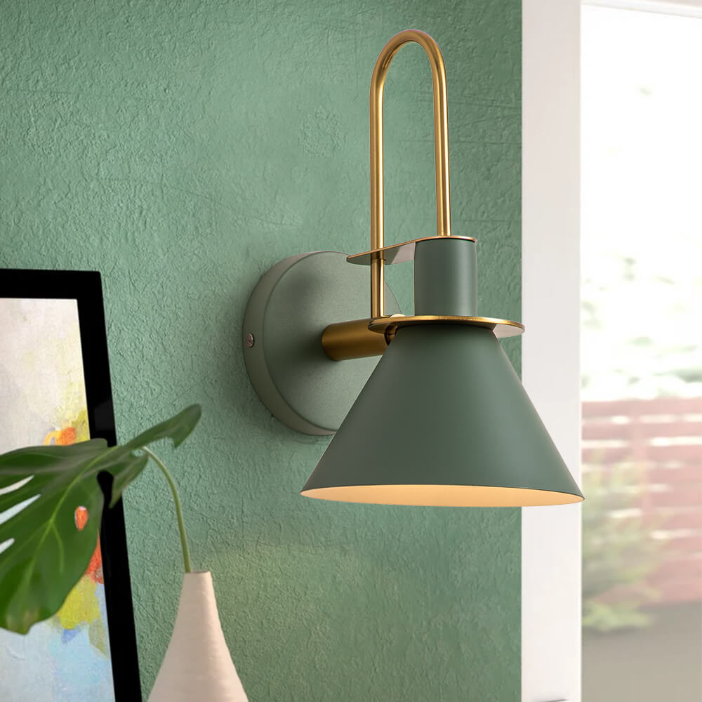 Nivero Modern Metal Wall Light Wall Sconce - Lamp Copper