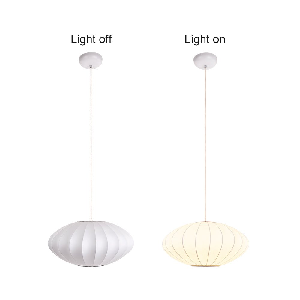 Mjolnir Single Modern Fabric Pendant Light - Lamp Copper