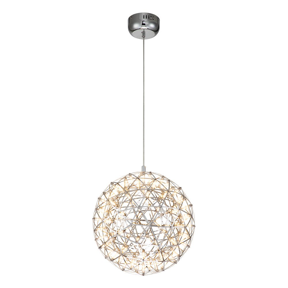 Raudur LED Spark Metal Chandelier - Lamp Copper