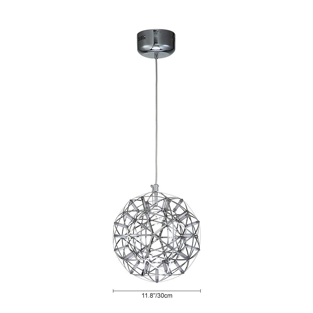 Raudur LED Spark Metal Chandelier - Lamp Copper
