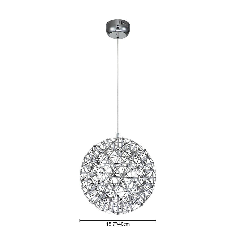 Raudur LED Spark Metal Chandelier - Lamp Copper