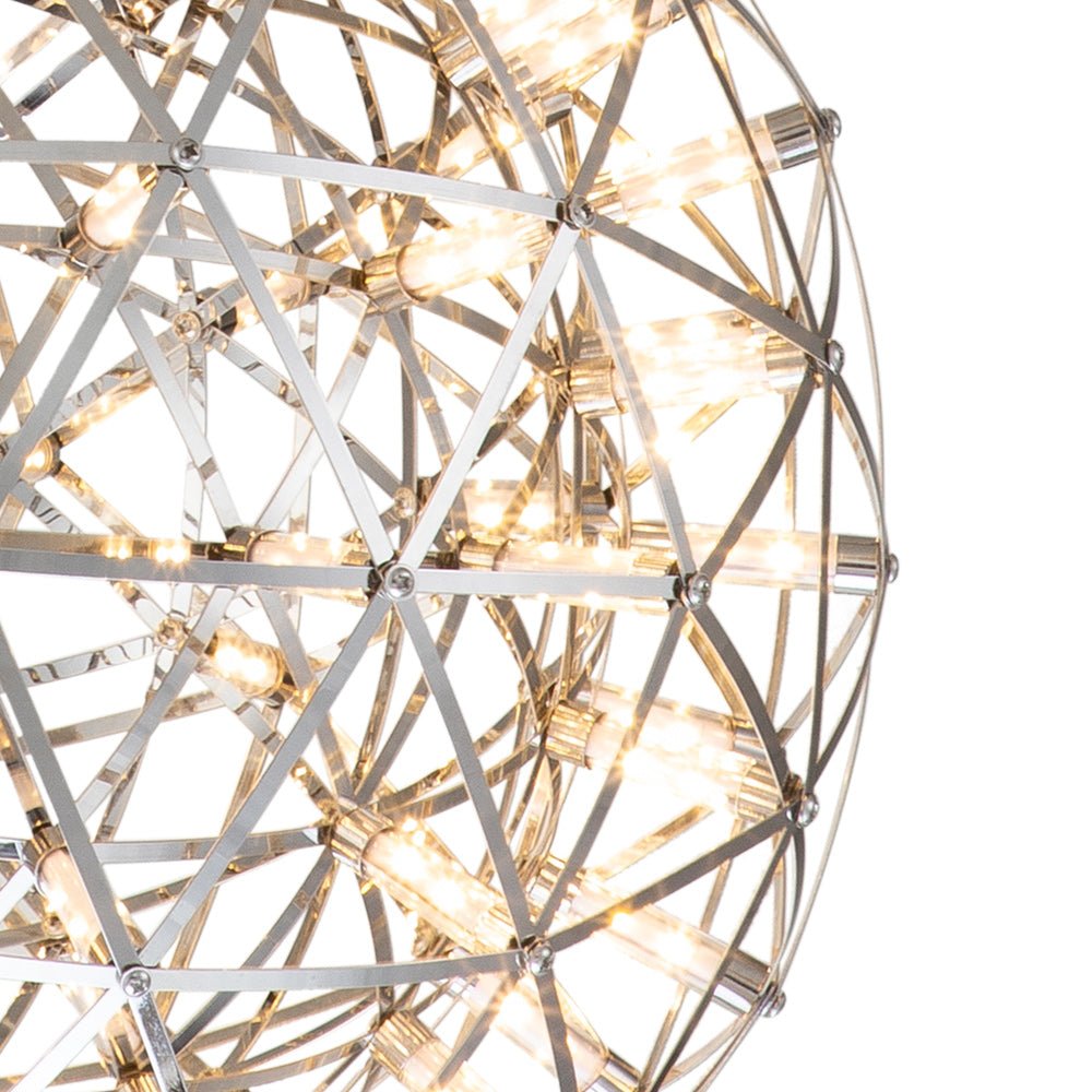 Raudur LED Spark Metal Chandelier - Lamp Copper