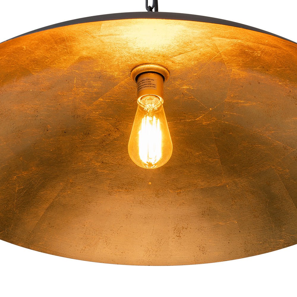 Virela Vintage Metal Pendant Light - Lamp Copper