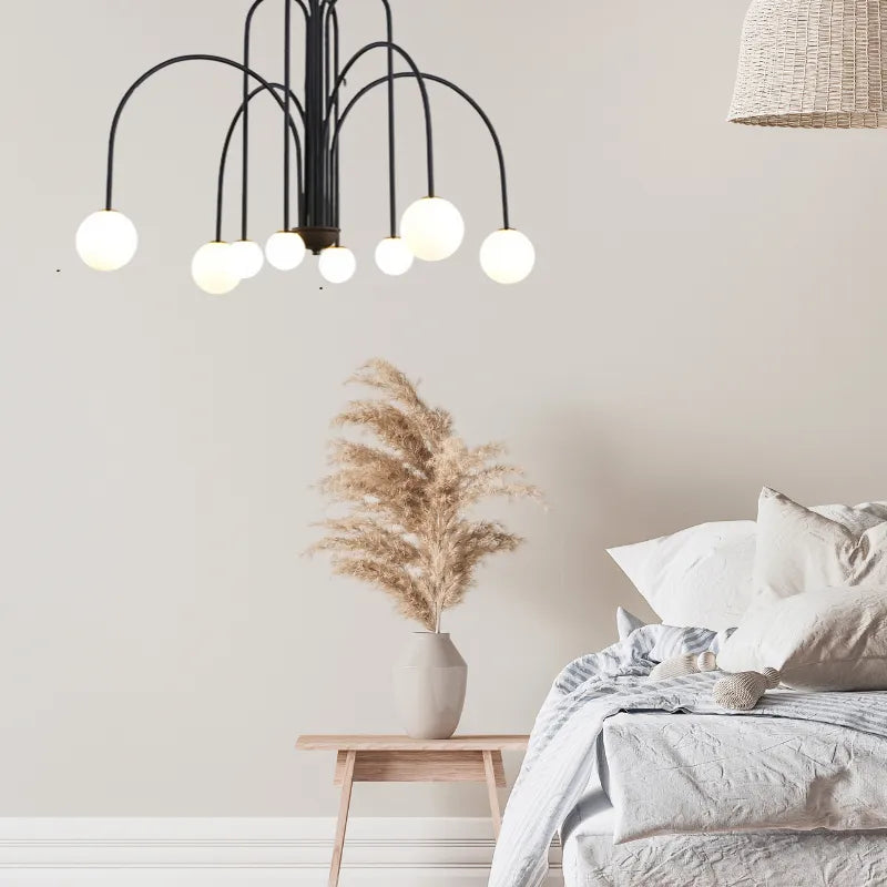 Monica Pendant Light Double Layer Glass Bubble - Lamp Copper