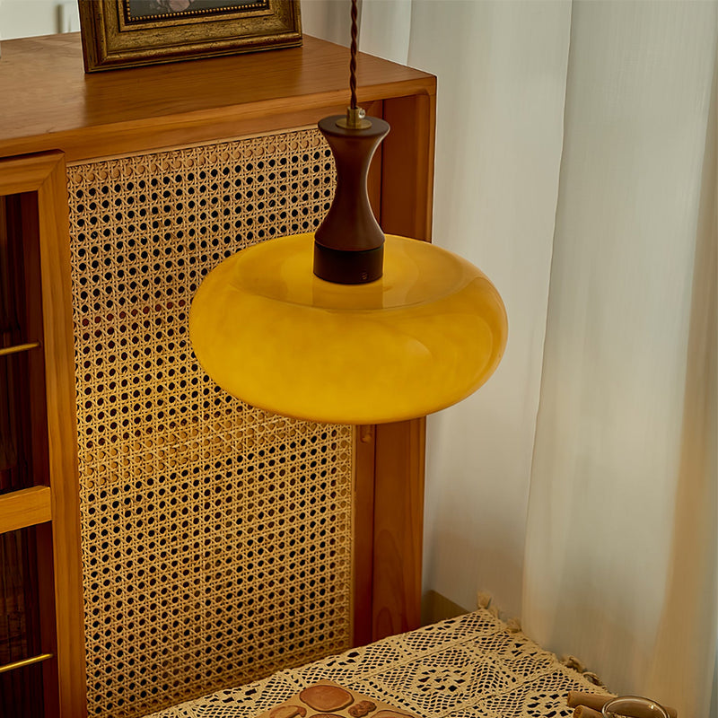 Arisha Vintage LED Glass Pendant Light Living Room - Lamp Copper