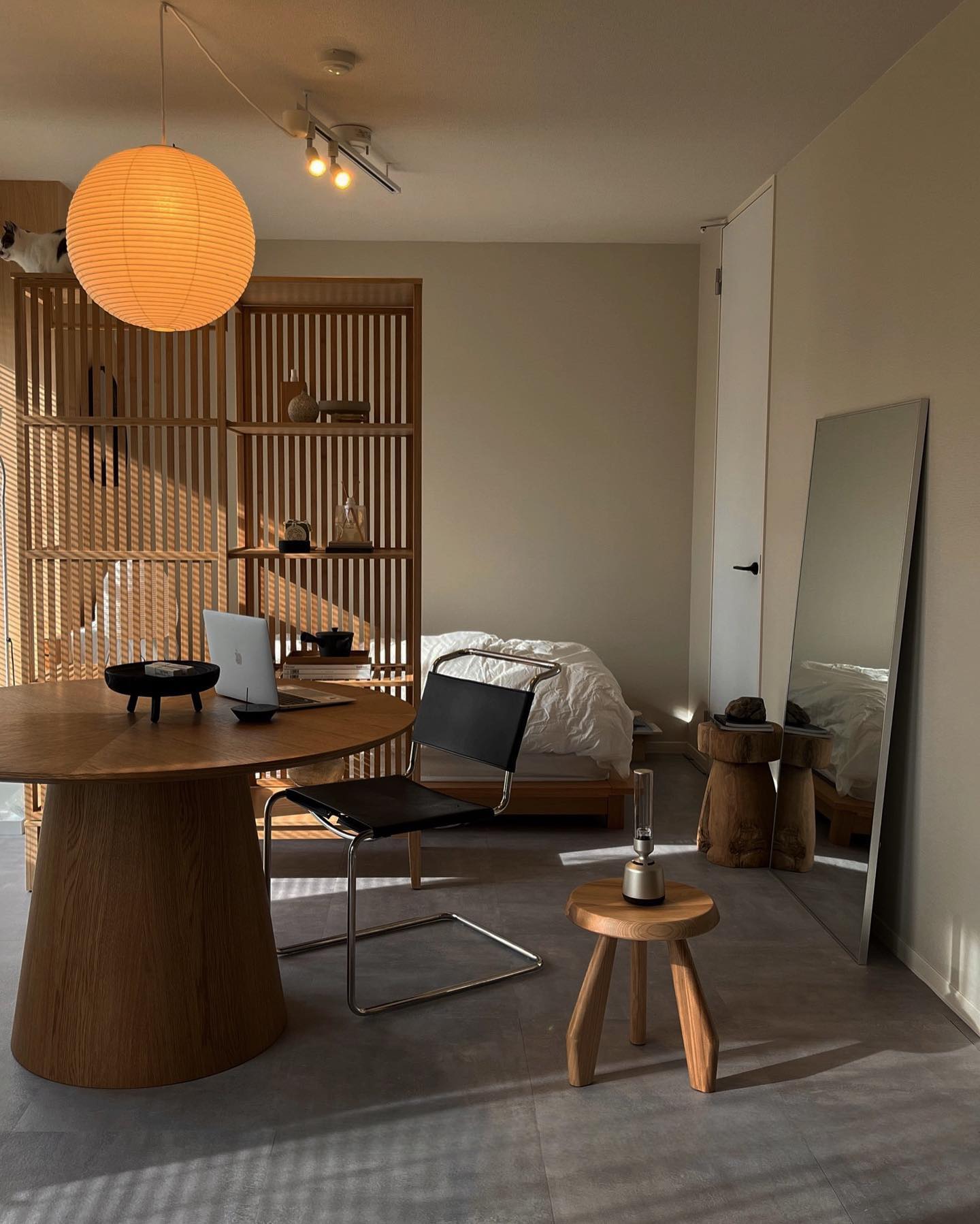 Lustra Pendant Lamp Paper for Living Room - Lamp Copper