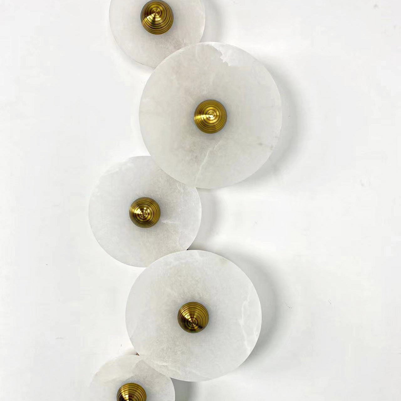 Cryn Alabaster Combination Wall Lamp - Lamp Copper