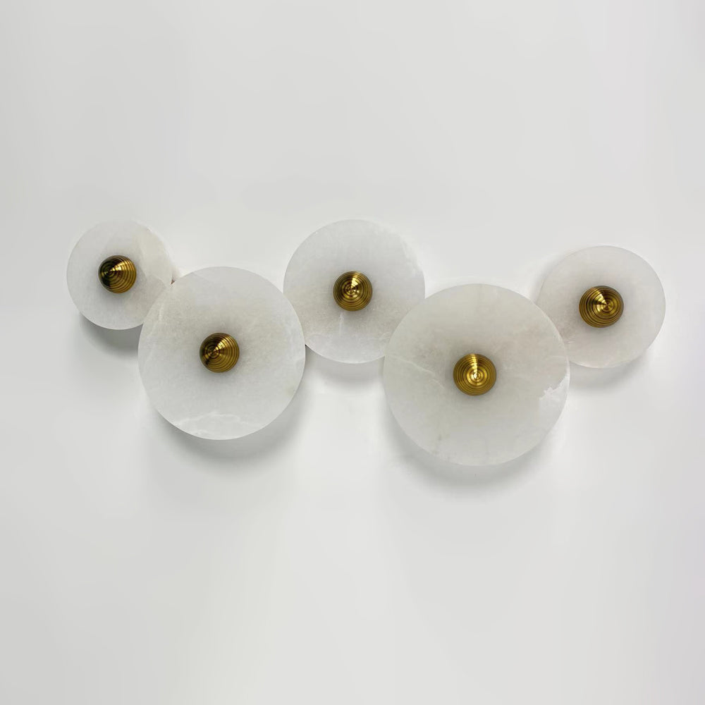 Cryn Alabaster Combination Wall Lamp - Lamp Copper