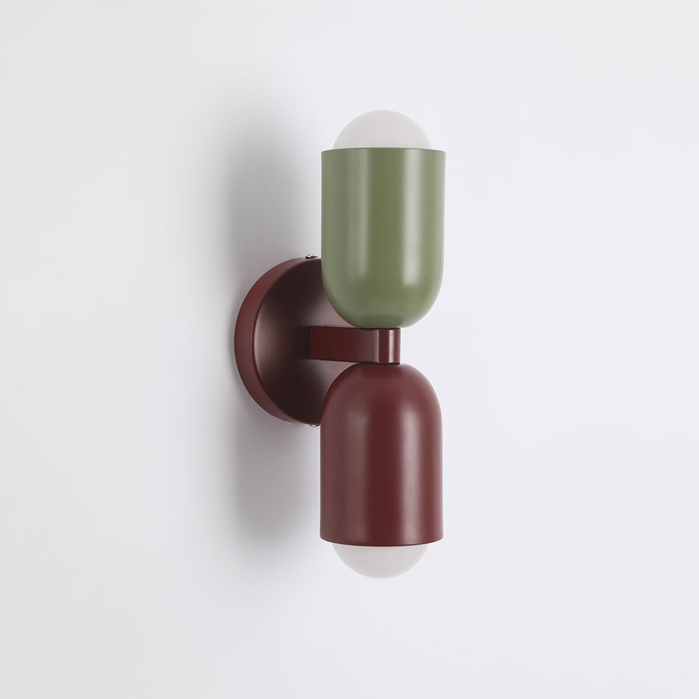 Kira Double-Headed Colorful Wall Lamp - Lamp Copper