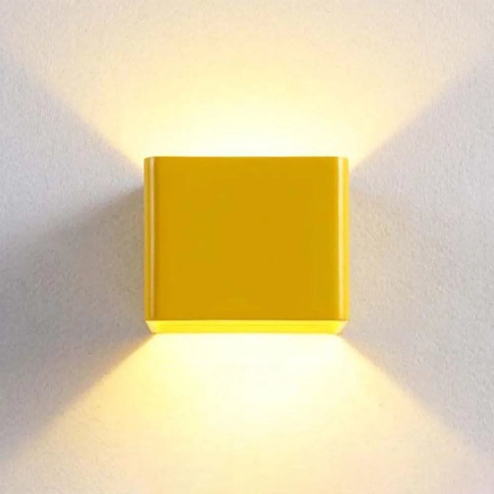 Aira Indoor Wall Lamp Square Colorful - Lamp Copper