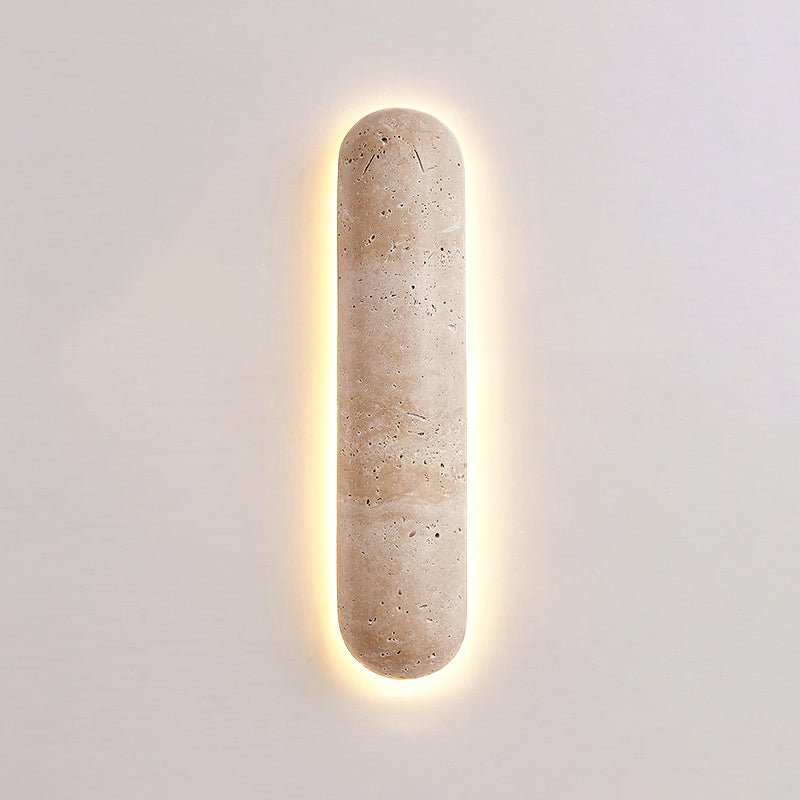 Syveniel Travertine Wall Light - Lamp Copper
