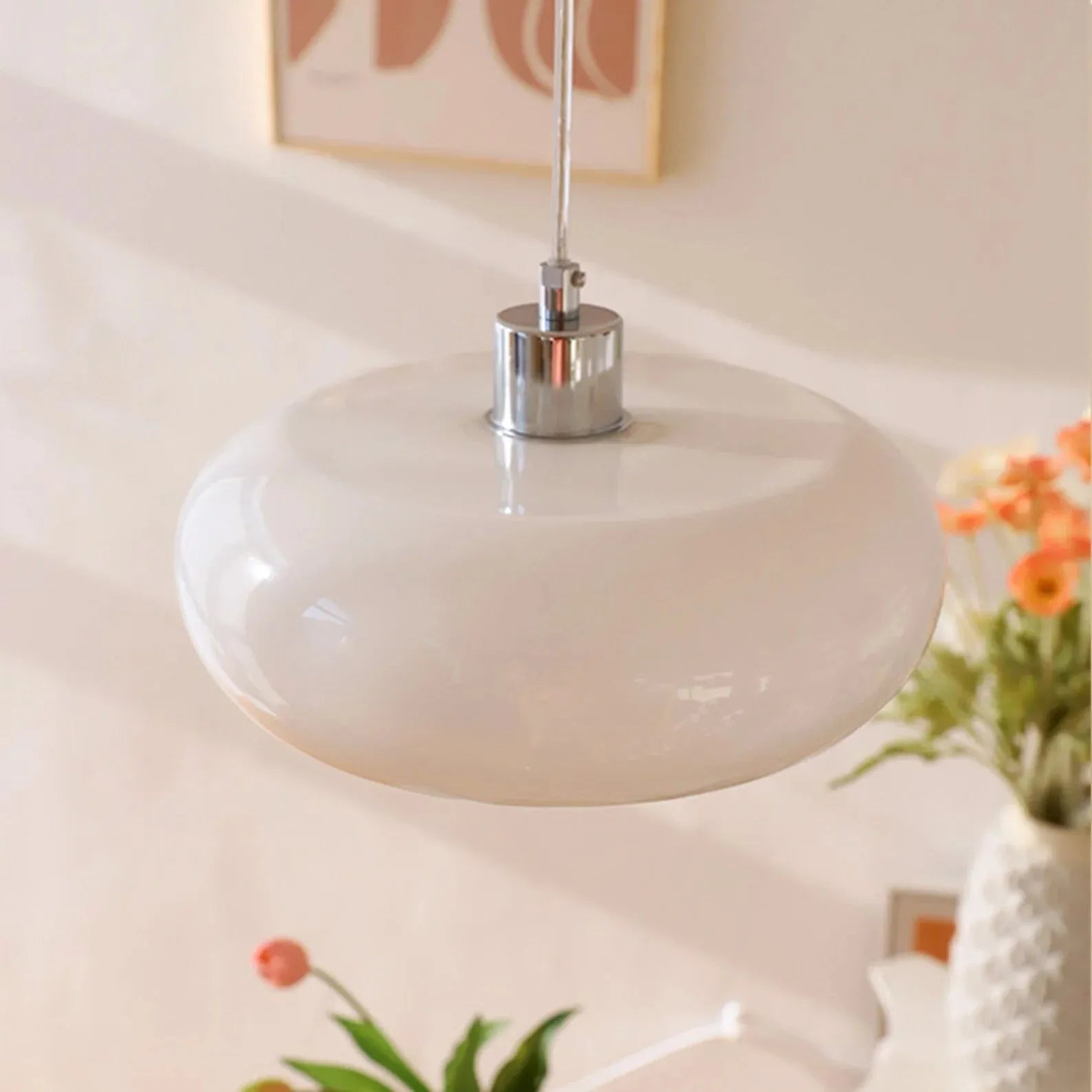 Charlotte Glass Pendant Light - Lamp Copper
